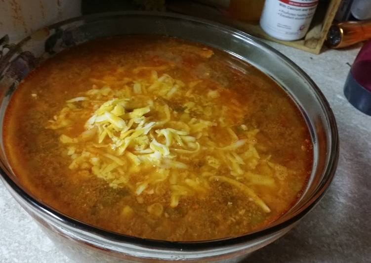 Easiest Way to Prepare Homemade Chicken tortilla soup