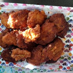 A picture of Carribean Fish Fritters.