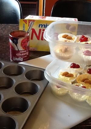 A picture of Cheesecake Cupcakes!.