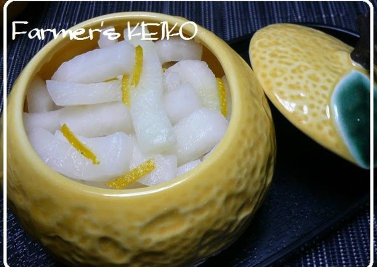 How to Prepare Favorite Yuzu Flavored Daikon Radish