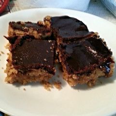A picture of Tinklee's Fast Peanut Butter Brownies.