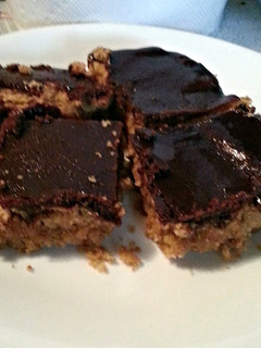 A picture of Tinklee's Fast Peanut Butter Brownies.