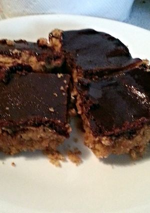 A picture of Tinklee's Fast Peanut Butter Brownies.