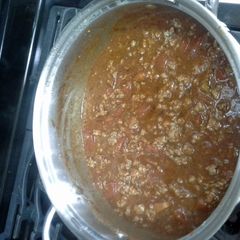 A picture of Ken's quick chilli.