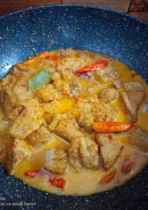 Foto resep Sambel goreng krecek tahu