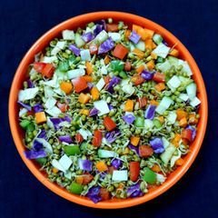 A picture of Green gram sprouts summer salad.