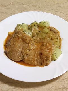 Hagymás mustáros karaj recept fotója