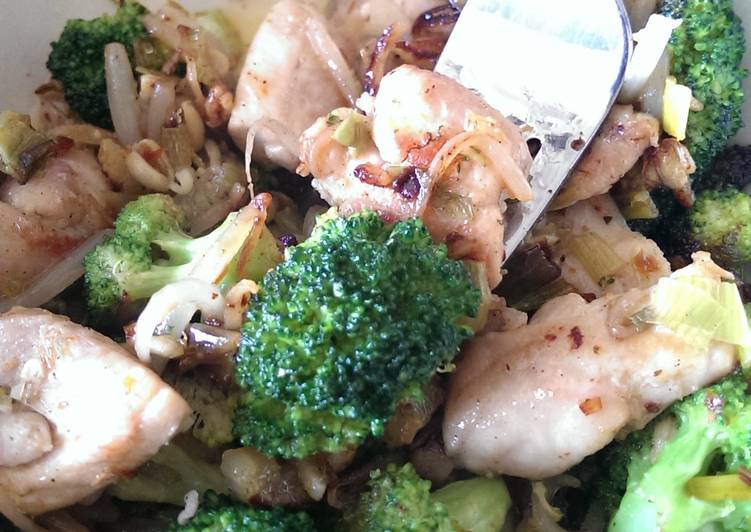 Recipe of Super Quick Homemade Healthy and Delicious Chicken and Broccoli