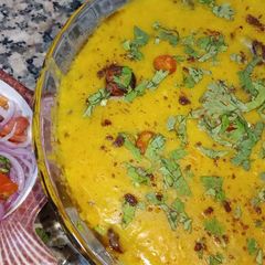 A picture of Delicious mung dal / split and dehusked mung bean lentil.