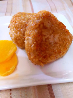 A picture of Our Family's Toasted Onigiri.