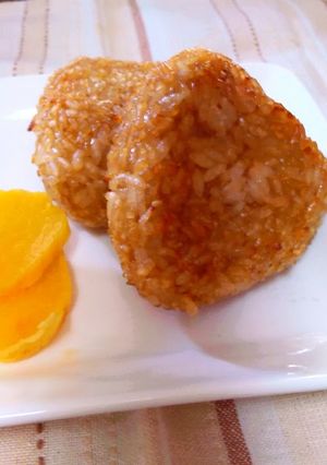A picture of Our Family's Toasted Onigiri.