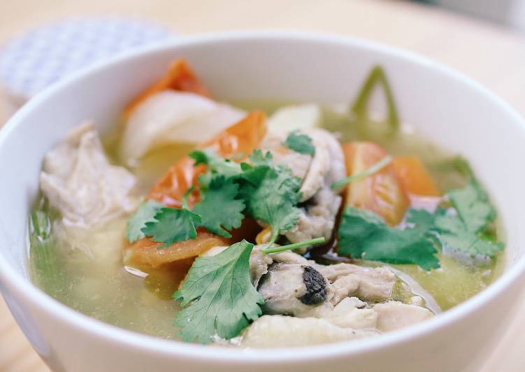 Recipe of Super Quick Homemade Chicken Soup with Fresh Spices