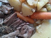 A picture of pot roast beef