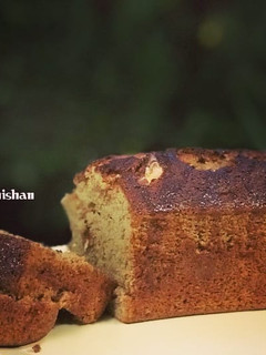 عکسی از دستور کیک قهوه با گردو و سس کارامل