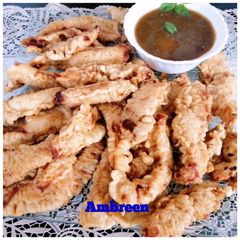 Tempura Style Chicken Pakora with Imli chutney😋 A picture of Tempura Style Chicken Pakora with Imli chutney😋.