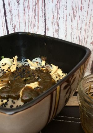 Una foto de Noodles con mango