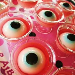 Halloween Eyeball Calpico Jellies A picture of Halloween Eyeball Calpico Jellies.