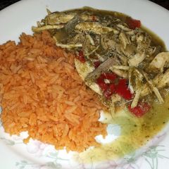 A picture of Slow Cooker Chicken Chili Verde.
