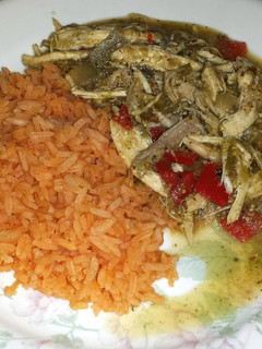 A picture of Slow Cooker Chicken Chili Verde.