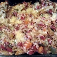 A picture of Baked Ziti with Veggies.
