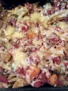 A picture of Baked Ziti with Veggies.