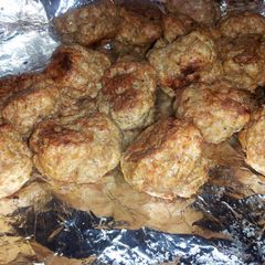 A picture of Easy chicken meatballs.