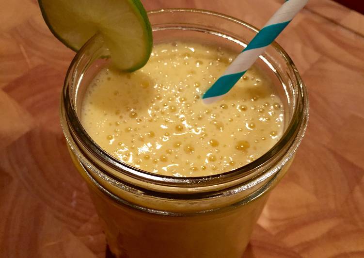 Steps to Make Super Quick Homemade Pineapple Flaxseed Smoothie