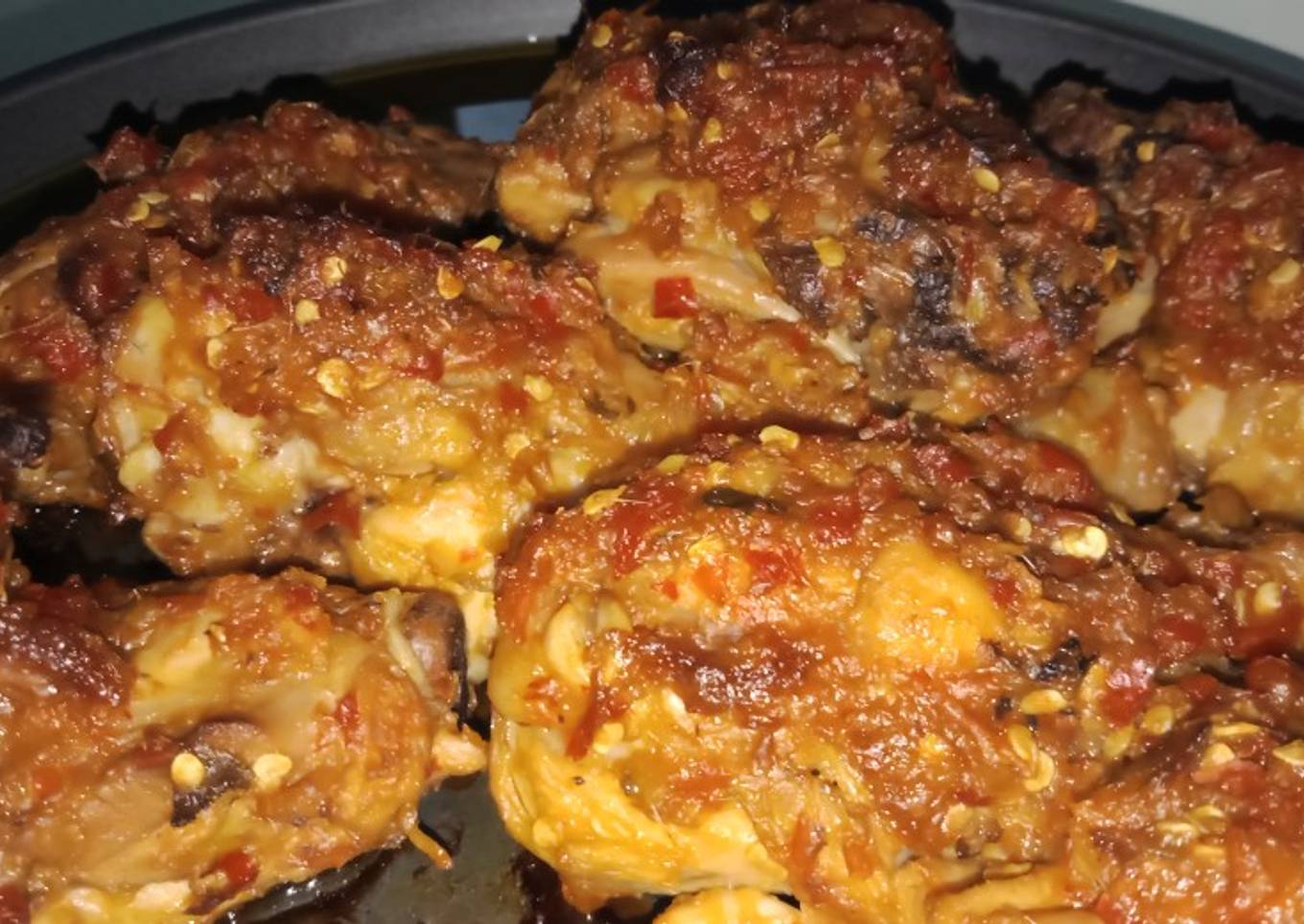 Ayam panggang bumbu pedas