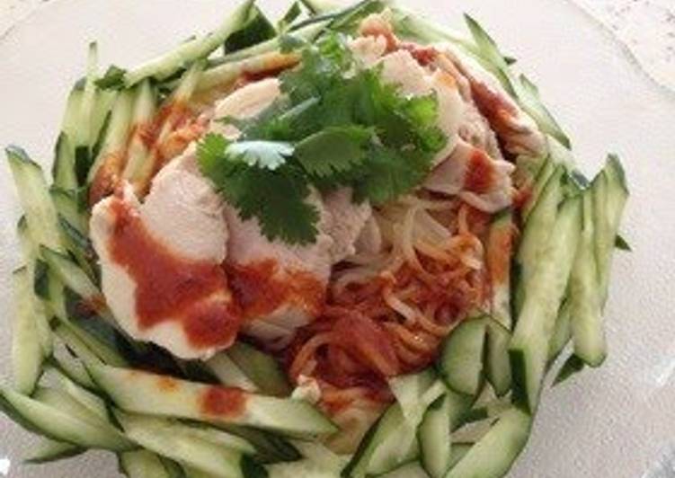 Steps to Prepare Quick Super-Spicy! Cold Chinese Noodles