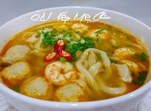 Hình của món Bánh canh bột mì.