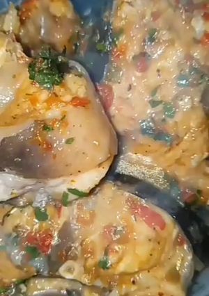 A picture of Catfish pepper soup.