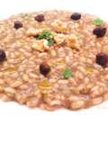 Risotto con ceci neri della Murgia e noci