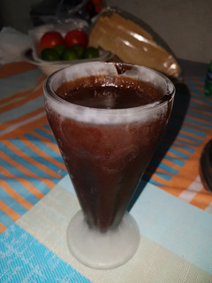 Una foto de Mousse de chocolate