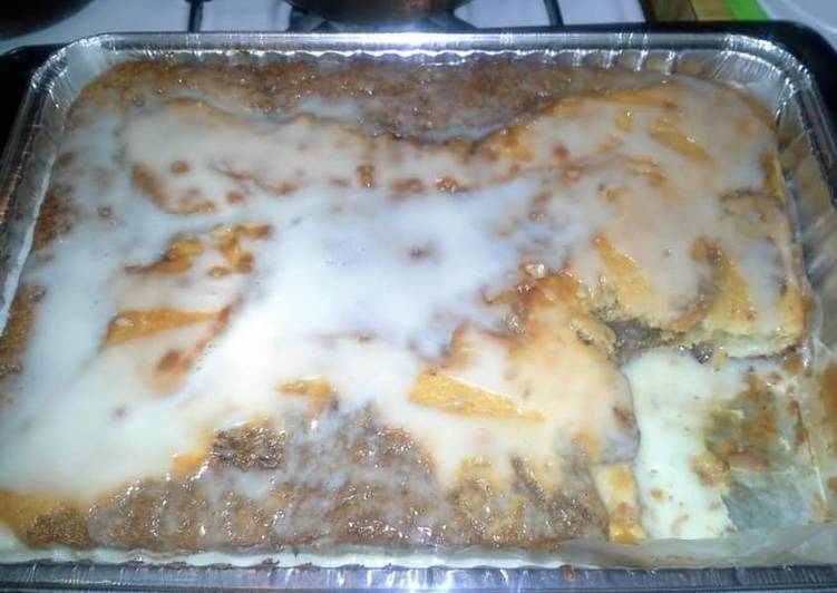 Step-by-Step Guide to Prepare Quick Cinnamon Roll Cake