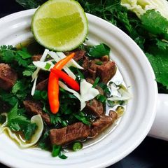 A picture of Kanya's Beef Noodles Soup.