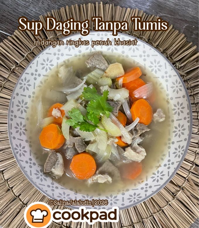 Gambar Sup Daging Tanpa Tumis