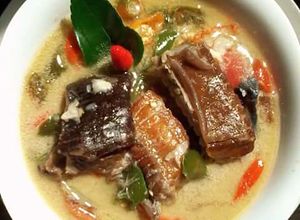 Foto resep Mangut ikan pari asap