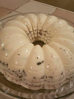 Una foto de Gelatina de galleta oreo