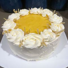 Lemon Velvet Cake 🍋 🍰 A picture of Lemon Velvet Cake 🍋 🍰.