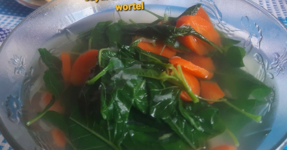 Sayur Bening Bayam Wortel
