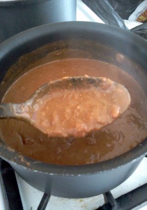 A picture of Frijoles a La Charra.