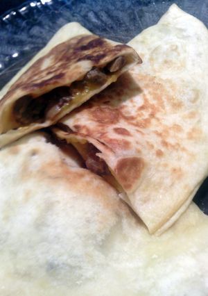 A picture of Steak & Mushroom Teriyaki Quesadillas.