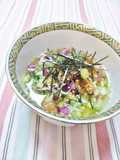 Summertime Chilled Ochazuke (Rice with Tea) with Dashi Stock Granules
