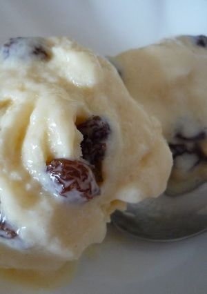 A picture of Rum Raisin Ice Cream with Milk and Whole Egg.