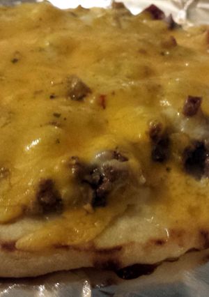 A picture of Elisa's Flat Bread Soft Tostada.