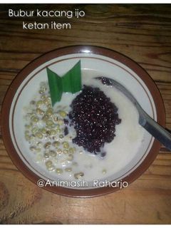 Foto resep Bubur kacang ijo & ketan item