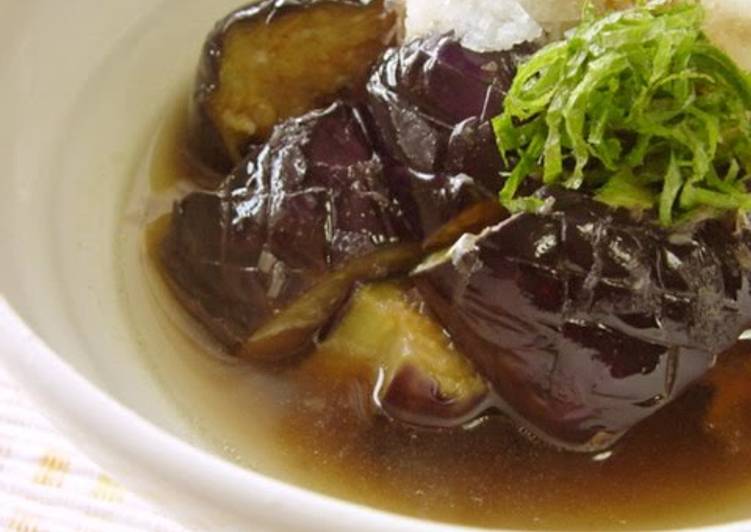 Deep-Fried Eggplants in Light Sauce