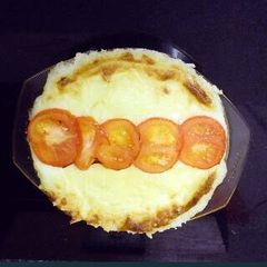 A picture of Cheese and potato bake.