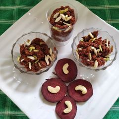 A picture of Beetroot Halwa.