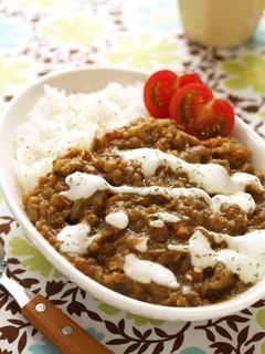 A picture of Fiber-Rich Keema Curry.